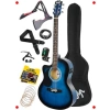 Elektro Akustik Gitar Full Set (Mavi)