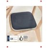 Ergonomik Denge Oturma Minderi - Kadife Gri