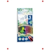 Ergonomik Kuru Boya Kalemi Seti, 12 Renk