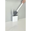 Esnek Başlıklı 2li Silikon Tuvalet Fırçası Seti, Beyaz
