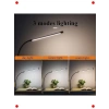 Esnek USB LED Masa Lambası - Kısılabilir, Klipsli