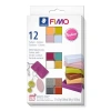 Fimo Soft Modelleme Kili, Moda Renkler, 25 gr X 24 Blok