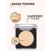 Fırınlanmış Kompakt Pudra - Mat Beige, Yoğun Pigment