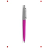 Fuşya Krom Detaylı Tükenmez Kalem