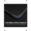 Geniş Dikişli Kenar Oyuncu Mouse Pad - 90x40 cm Siyah