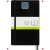 Genişletilmiş Yumuşak Kapak Defter - Siyah, Çizgisiz