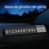 Gizlenebilir Gece Görüşlü Araç Park Numaratörü, Geçici Plakalık