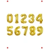 Gold Renk 6 Rakam Folyo Parti Balonu 102 cm