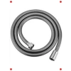 Gri Paslanmaz PVC Duş Hortumu, 150cm