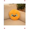 Gülen Gözyaşlı Emoji Temalı Dekoratif Kutu Yastık 40x40