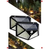 Güneş Enerjili 100 LED Hareket Sensörlü Duvar Lambası