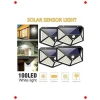 Güneş Enerjili 100 LED Sensörlü Dış Mekan Aydınlatma