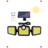 Güneş Enerjili 171 COB LED Hareket Sensörlü Dış Aydınlatma