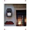Güneş Enerjili Dış Mekan Aplik (Sarı Işık, Sensörlü)