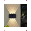 Güneş Enerjili Su Geçirmez 6 LED Duvar Aplik