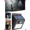 Hareket Sensörlü 20 LED Solar Duvar Lambası