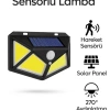 Hareket Sensörlü Güneş Enerjili Bahçe Lambası, Dış Mekan Aydınlatması İçin