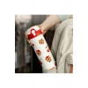 Hayvan Desenli Pipetli Termos, 480ml Kapasite ile Sevimli
