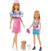 İkili Bebek Seti, Barbie ve Stacie ile 2 Evcil Köpek