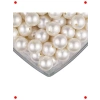 İnci Boncuk, 12 mm, 100 Gram