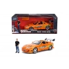 Jada 1:24 Fast & Furious Brians 1995 Toyota Supra Mk4 Figürlü Set