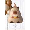 Kapibara Temalı Doğum Günü Folyo Balon Seti