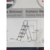 Katlanabilir 4 Basamaklı Ev Merdiveni
