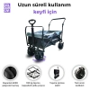 Katlanabilir Tekerlekli Vagon, Plaj ve Kamp İçin Hafif Taşıma Aracı