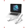 Katlanır Alüminyum Dizüstü Bilgisayar Standı - Gümüş