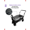 Katlanır Büyük Tekerlekli Çok Amaçlı Taşıma Arabası
