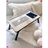 Katlanır Laptop Sehpası - Telefon/Tablet Bölmeli