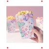 Kelebek Desenli Karton Popcorn Kutuları (8 Adet)