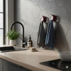 Kendinden Yapışkanlı Pratik Havlu Askısı, 2li Set, Mutfak ve Banyo İçin