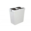 Kilitli Çöp Kovası, 80 Lt, Beyaz Renk