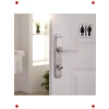 Kilitli WC Banyo Kapı Kolu Takımı (2 Adet)