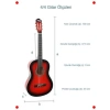 Kırmızı Klasik Gitar Seti 4/4 - Ayarlanabilir Sap