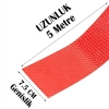 Kırmızı Reflektif Bant 7.5 cm 5 Metre İkaz Şeridi