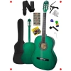 Klasik Gitar - Yetişkin Boy Full Set - Yeşil