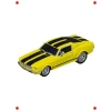 Klasik Sarı Yarış Arabası Modeli - 67 Mustang