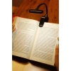 Klipsli Led Kitap Okuma Lambası, Mandallı ve Pille Çalışıyor