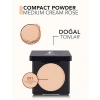 Kompakt Pudra MEDIUM CREAM ROSE - Yarı mat bitişli ve ince yapılı
