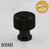 Küçük Metal Çekmece Kulp, Siyah Renk, Mutfak İçin