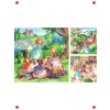 Küçük Prensesler Temalı Puzzle (3x49 Parça)