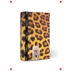 Kumaş Kapaklı Lastikli Leopar Defter