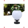 Küre Hibrit Solar LED Bahçe Lambası - Uzaktan Kumandalı