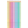 Kuru Pastel Renk Seti, 12li Ergonok Tasarımlı Metal Kutu