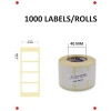 Kuşe Baskısız Barkod Yazıcı Etiketi - 45x25mm (1000 Adet)