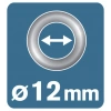 Kuşgözü Halka, 12 mm, 25 Adet