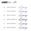LAMY SCALA DOLMA M PIANORED GLOSS 14K ALTIN M UC