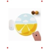 Limon Desenli Yuvarlak Fare Altlığı